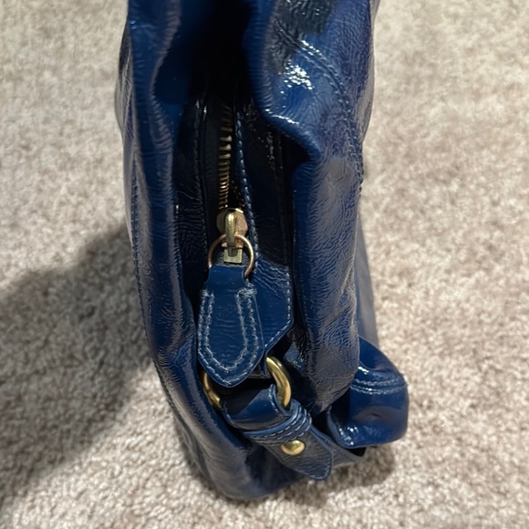 Coach Blue Hobo Bag with Ruched Detailing - Picture 6 of 6